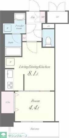 ロータス・ガーデン城南の物件間取画像